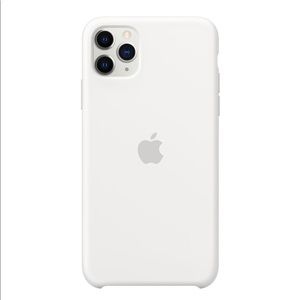 (NEW) iPhone 11 Pro Max Silicone Case - White